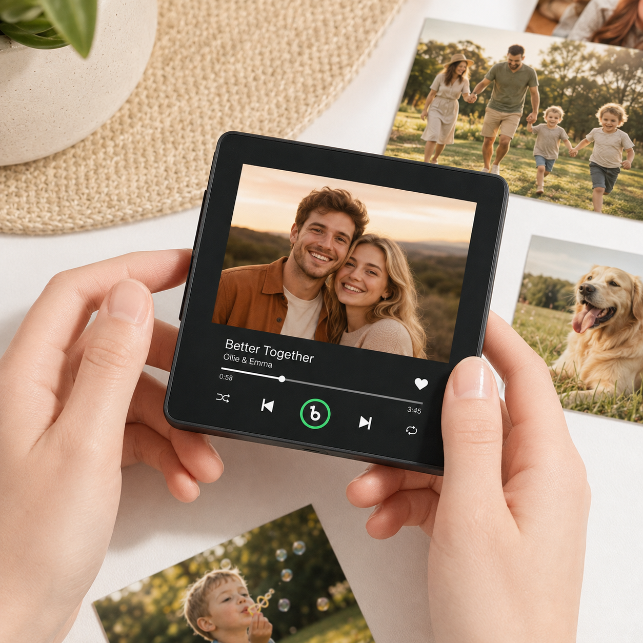 Replaceable DIY Music Photo Fridge Magnet — Magnetic Player