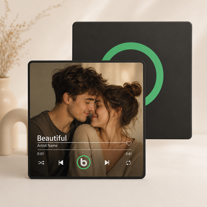 Custom Music Photo Fridge Magnet — Plays Your Song