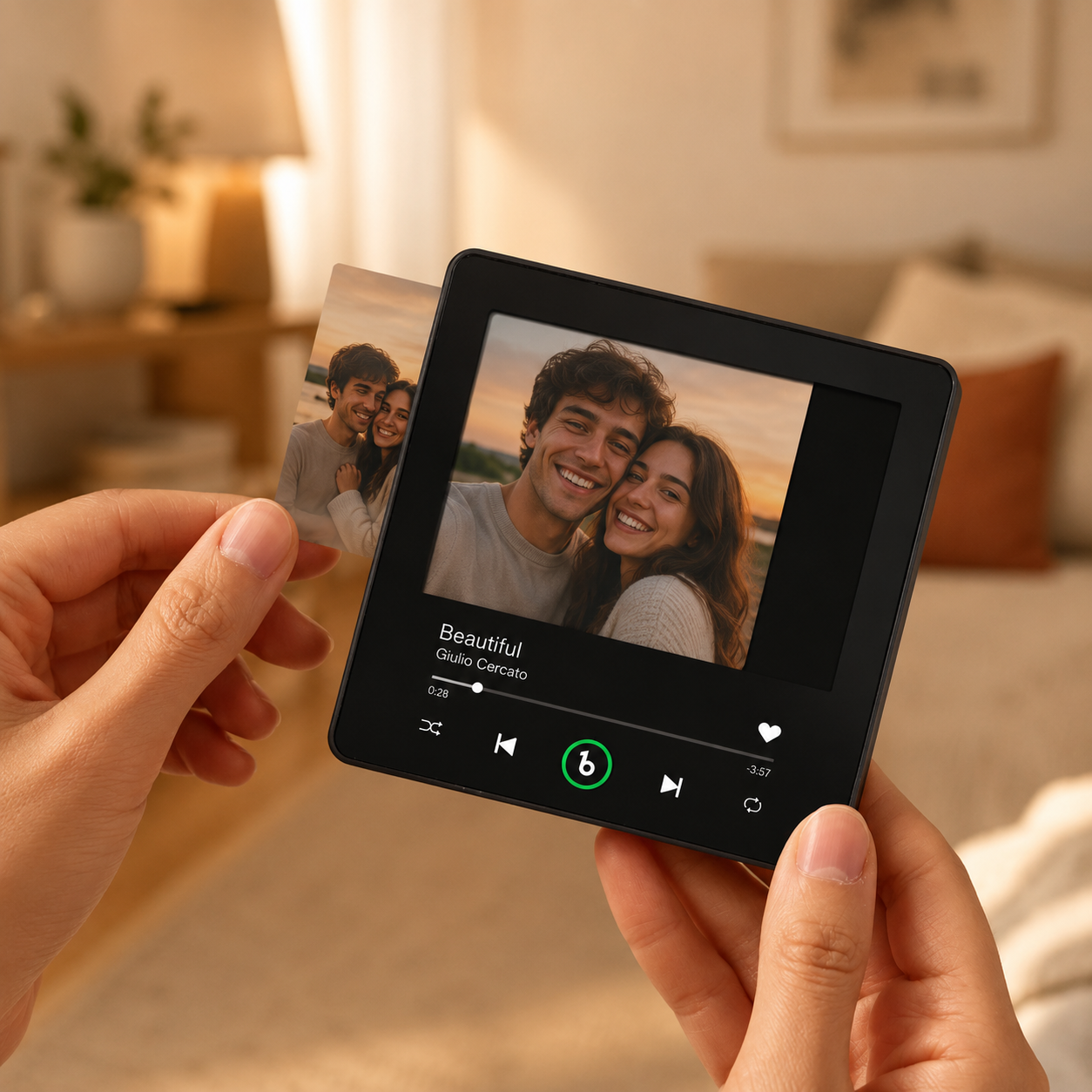 Replaceable DIY Music Photo Fridge Magnet — Magnetic Player